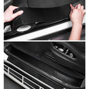 Universal Car Carbon Fiber Door Anti-collision Strip Protection Guards Trims Stickers Tape, Size:10cm x 5m