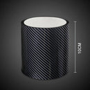 Universal Car Carbon Fiber Door Anti-collision Strip Protection Guards Trims Stickers Tape, Size:10cm x 5m