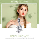 S925 Sterling Silver Pendant Happy Baby Elephant Beads DIY Bracelet Necklace Accessories