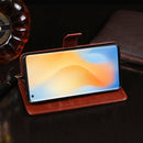 For Vivo X50 Pro idewei Crazy Horse Texture Horizontal Flip Leather Case with Holder & Card Slots & Wallet(Rose Red)