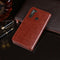 For HTC U20 5G idewei Crazy Horse Texture Horizontal Flip Leather Case with Holder & Card Slots & Wallet(Black)