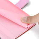 For iPhone 12 / 12 Pro Glitter Powder Horizontal Flip Leather Case with Card Slots & Holder & Photo Frame & Wallet & Lanyard(Pink)