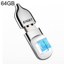 EAGET FU5 64G USB 2.0 Interface Metal Flash U Disk with Fingerprint Identification