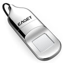 EAGET FU5 64G USB 2.0 Interface Metal Flash U Disk with Fingerprint Identification