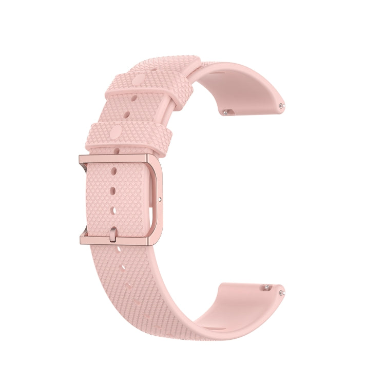 For Galaxy Watch Active 3 / Active 2 / Active / Galaxy Watch 3 41mm / Galaxy Watch 42mm 20mm Dot Texture Watch Band(Light Pink)