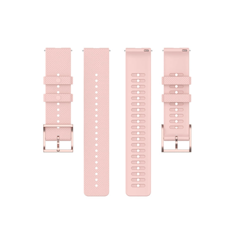 For Galaxy Watch Active 3 / Active 2 / Active / Galaxy Watch 3 41mm / Galaxy Watch 42mm 20mm Dot Texture Watch Band(Light Pink)
