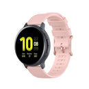 For Galaxy Watch Active 3 / Active 2 / Active / Galaxy Watch 3 41mm / Galaxy Watch 42mm 20mm Dot Texture Watch Band(Light Pink)