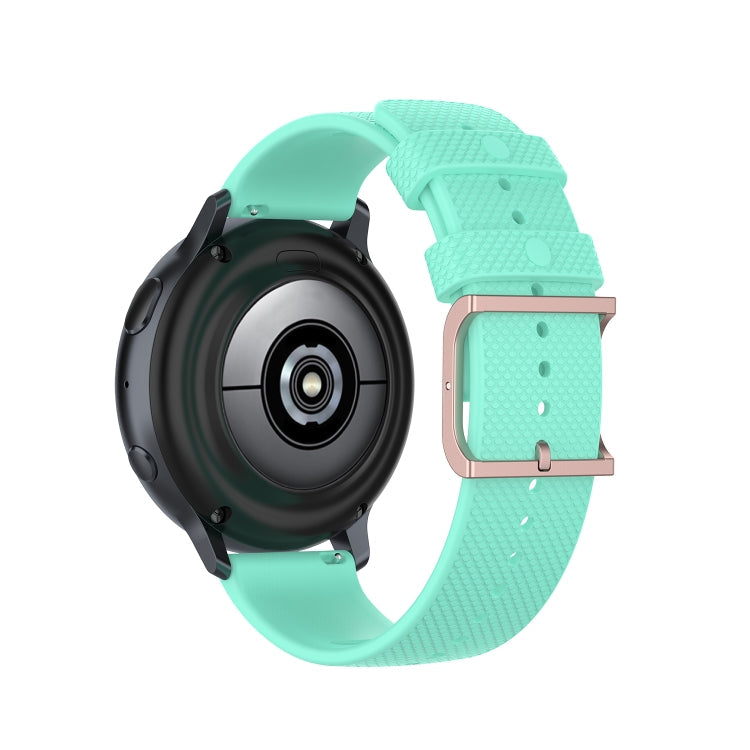 For Galaxy Watch Active 3 / Active 2 / Active / Galaxy Watch 3 41mm / Galaxy Watch 42mm 20mm Dot Texture Watch Band(Mint Green)