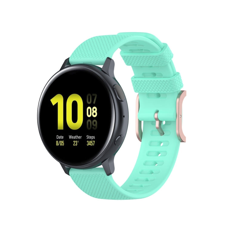 For Galaxy Watch Active 3 / Active 2 / Active / Galaxy Watch 3 41mm / Galaxy Watch 42mm 20mm Dot Texture Watch Band(Mint Green)