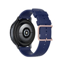 For Galaxy Watch Active 3 / Active 2 / Active / Galaxy Watch 3 41mm / Galaxy Watch 42mm 20mm Dot Texture Watch Band(Midnight Blue)