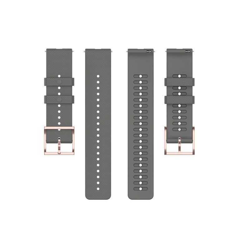 For Galaxy Watch Active 3 / Active 2 / Active / Galaxy Watch 3 41mm / Galaxy Watch 42mm 20mm Dot Texture Watch Band(Grey)