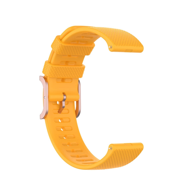 For Galaxy Watch Active 3 / Active 2 / Active / Galaxy Watch 3 41mm / Galaxy Watch 42mm 20mm Dot Texture Watch Band(Yellow)