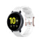 For Galaxy Watch Active 3 / Active 2 / Active / Galaxy Watch 3 41mm / Galaxy Watch 42mm 20mm Dot Texture Watch Band(White)