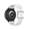 For Galaxy Watch Active 3 / Active 2 / Active / Galaxy Watch 3 41mm / Galaxy Watch 42mm 20mm Dot Texture Watch Band(White)
