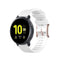 For Galaxy Watch Active 3 / Active 2 / Active / Galaxy Watch 3 41mm / Galaxy Watch 42mm 20mm Dot Texture Watch Band(White)