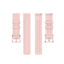 For Polar Ignite 20mm Dot Texture Watch Band(Light Pink)