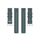 For Polar Ignite 20mm Dot Texture Watch Band(Olive Green)