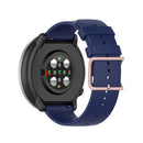 For Polar Ignite 20mm Dot Texture Watch Band(Midnight Blue)