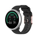 For Polar Ignite 20mm Dot Texture Watch Band(Black)