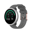 For Polar Ignite 20mm Dot Texture Watch Band(Grey)