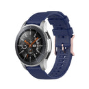 For Samsung Galaxy Watch3 45mm / Galaxy Watch 46mm 22mm Dot Texture Watch Band(Midnight Blue)