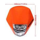 Speedpark KTM Cross-country Motorcycle LED Headlight Grimace Headlamp Assembly(Orange + White)