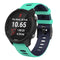 20mm For Huawei Watch GT2e 42mm / Samsung Galaxy Watch Active 2 Silicone Watch Band(Teal+Blue)