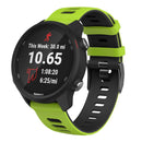20mm For Huawei Watch GT2e 42mm / Samsung Galaxy Watch Active 2 Silicone Watch Band(Green+Black)