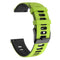 22mm For Huawei Watch GT2e 46mm Silicone Watch Band(Green+Black)(Green+Black)