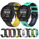 22mm For Huawei Watch GT2e 46mm Silicone Watch Band(White+Black)