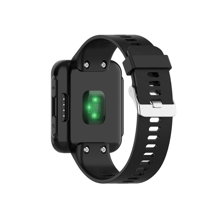 For Garmin ForeAthlete 35J / Forerunner 35J Silicone Watch Band(Black)