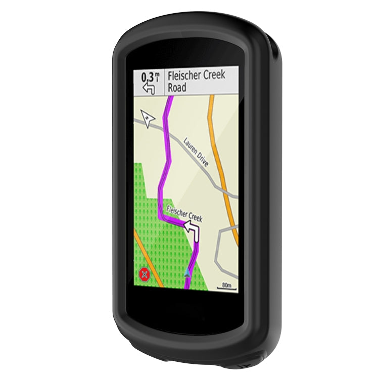 For Garmin Edge 1030 Plus / Edge 1030 Universal Silicone Protective Case(Black)