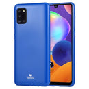 GOOSPERY JELLY Full Coverage Soft Protective Case For Samsung Galaxy A31(Blue)