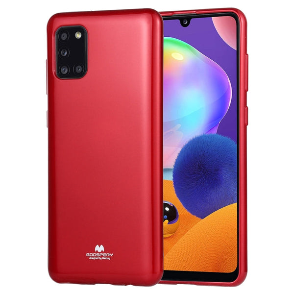 GOOSPERY JELLY Full Coverage Soft Protective Case For Samsung Galaxy A31(Red)