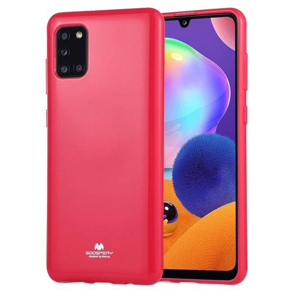 GOOSPERY JELLY Full Coverage Soft Protective Case For Samsung Galaxy A31(Rose Red)