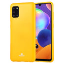 GOOSPERY JELLY Full Coverage Soft Protective Case For Samsung Galaxy A31(Yellow)