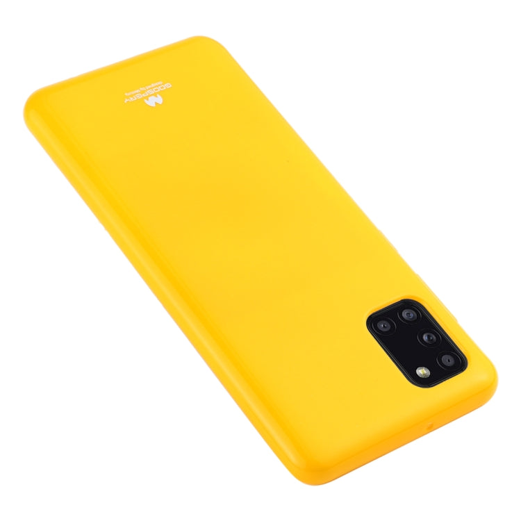GOOSPERY JELLY Full Coverage Soft Protective Case For Samsung Galaxy A31(Yellow)