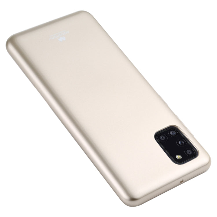 GOOSPERY JELLY Full Coverage Soft Protective Case For Samsung Galaxy A31(Gold)