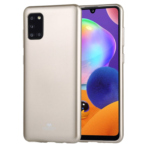GOOSPERY JELLY Full Coverage Soft Protective Case For Samsung Galaxy A31(Gold)