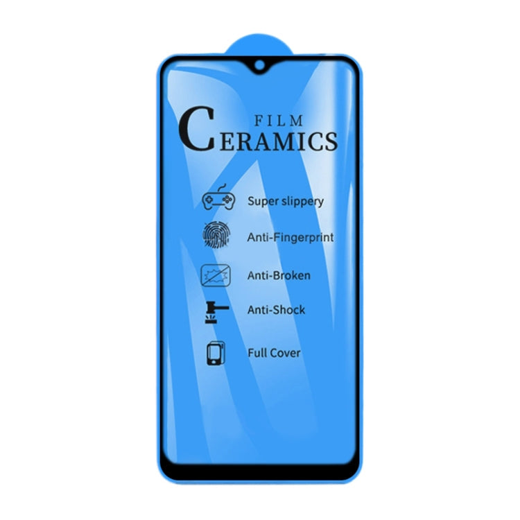 For Samsung Galaxy A20s 2.5D Full Glue Full Cover Ceramics Film