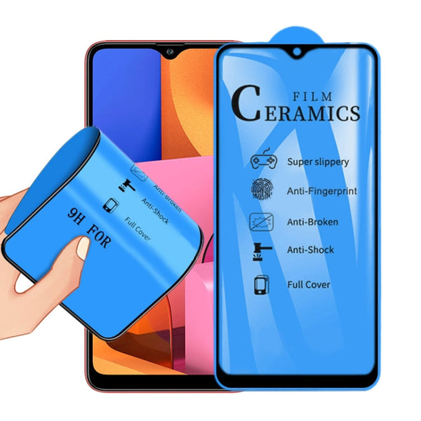 For Samsung Galaxy A20s 2.5D Full Glue Full Cover Ceramics Film