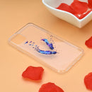 For iPhone 12 / 12 Pro Coloured Drawing Pattern Transparent TPU Protective Case(Feather)