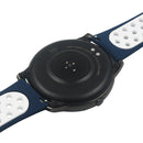 For Xiaomi Haylou Solar / LS05 Silicone Reverse Buckle Strap(Black+Red)