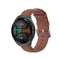 For Huawei Watch GT 2e 22mm Leather Watch Band with Round Tail Buckle(Brown)