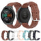 For Huawei Watch GT 2e 22mm Leather Watch Band with Round Tail Buckle(Brown)