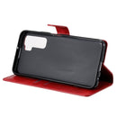 For Huawei P40 Lite 5G / Nova 7 SE Classic Calf Texture PU + TPU Horizontal Flip Leather Case, with Holder & Card Slots & Wallet(Red)