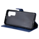 For Huawei P40 Lite 5G / Nova 7 SE Classic Calf Texture PU + TPU Horizontal Flip Leather Case, with Holder & Card Slots & Wallet(Blue)