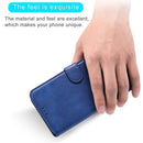 For Huawei P40 Lite 5G / Nova 7 SE Classic Calf Texture PU + TPU Horizontal Flip Leather Case, with Holder & Card Slots & Wallet(Blue)