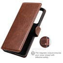 For Huawei P40 Lite 5G / Nova 7 SE Classic Calf Texture PU + TPU Horizontal Flip Leather Case, with Holder & Card Slots & Wallet(Brown)