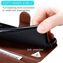 For Huawei P40 Lite 5G / Nova 7 SE Classic Calf Texture PU + TPU Horizontal Flip Leather Case, with Holder & Card Slots & Wallet(Brown)